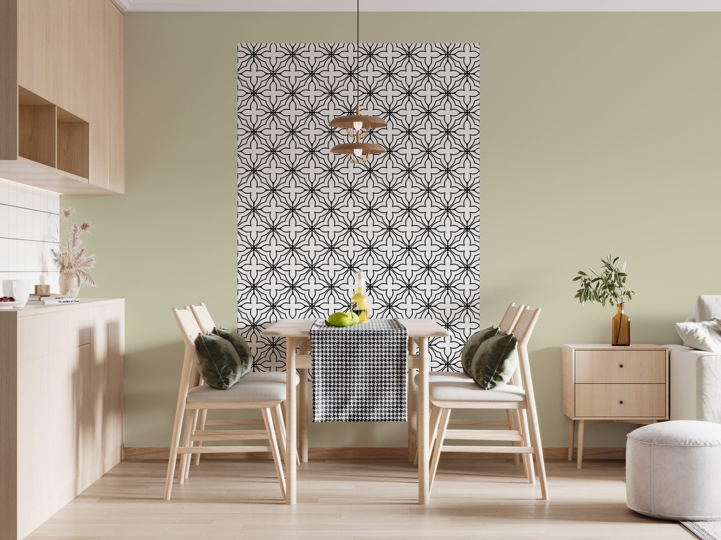 Sticker mural "Aster" – Repositionnable et sans colle