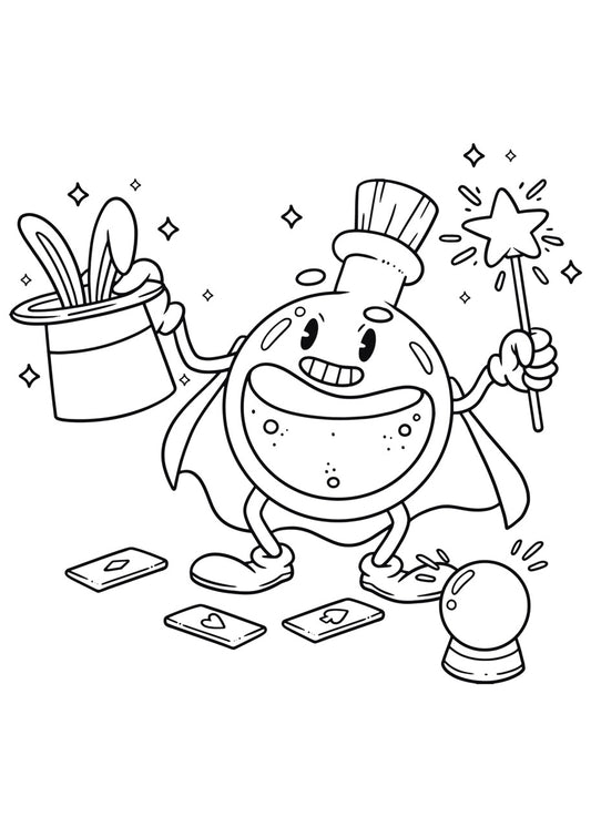 Sticker mural “ABRACADABRA” – Repositionnable et sans colle