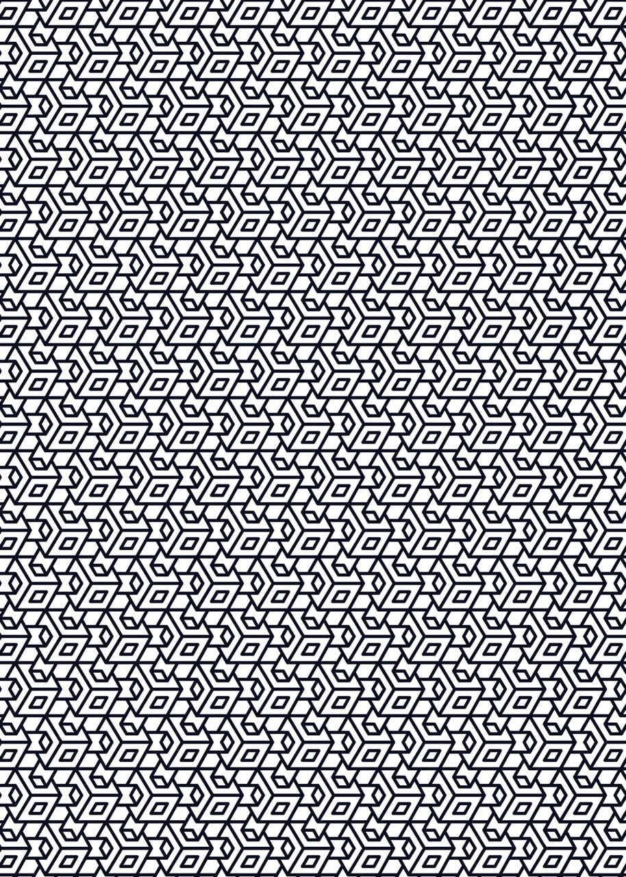 Sticker mural "Cubia" – Repositionnable et sans colle