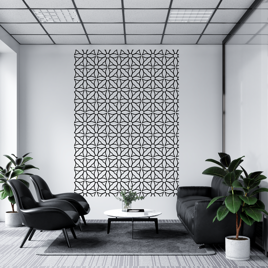 Sticker mural "Dahlia" – Repositionnable et sans colle
