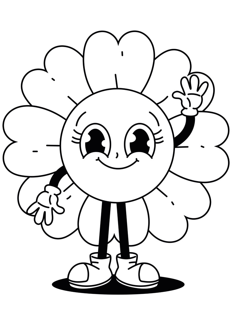 Sticker mural " Flora” – Repositionnable et sans colle