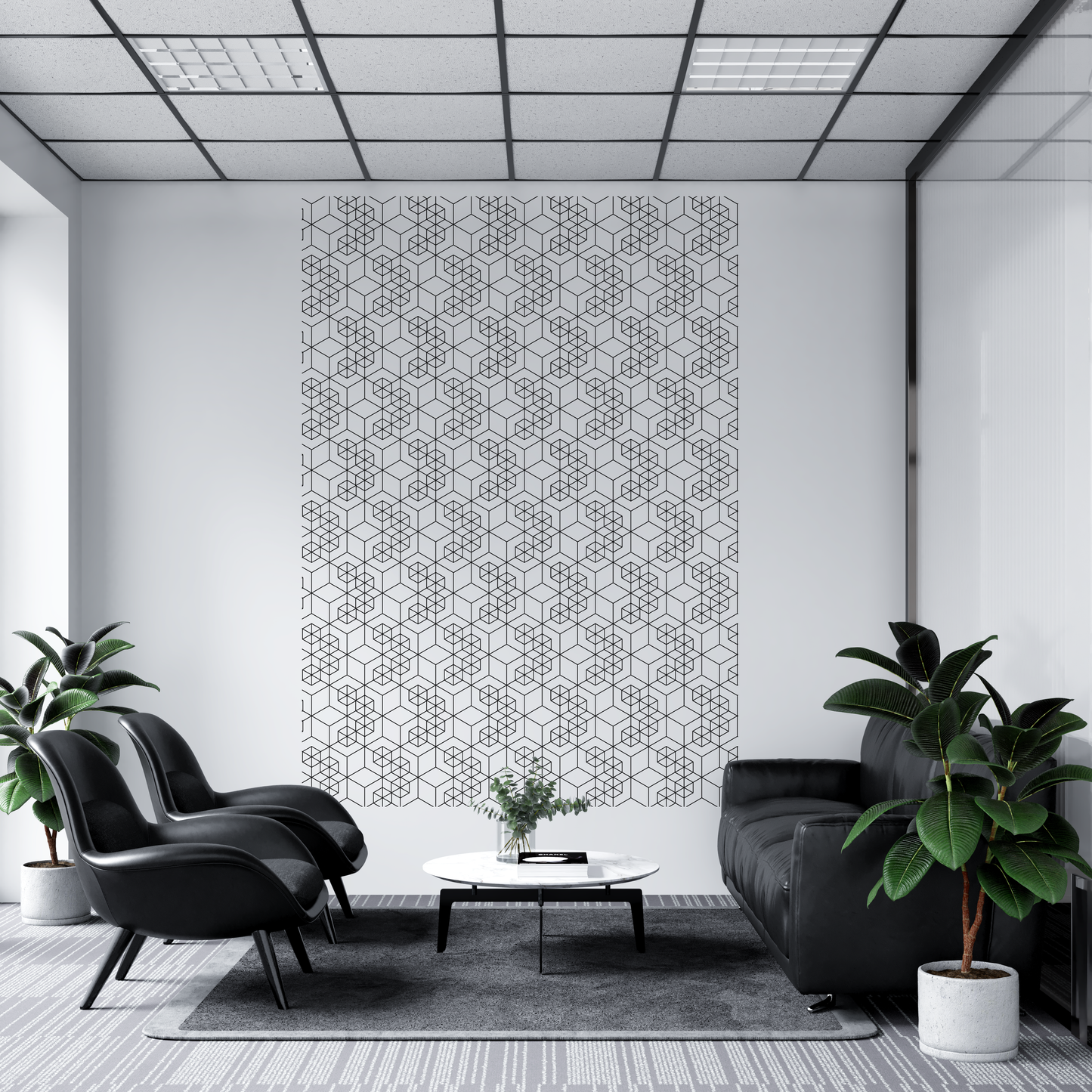 Sticker mural "Isora" – Repositionnable et sans colle