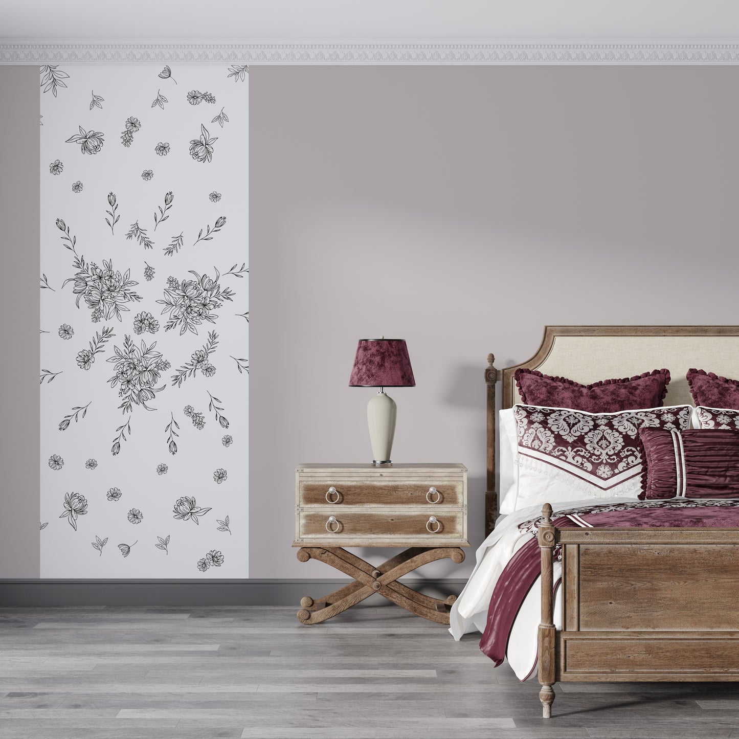 Papier Peint à colorier - Jeannette