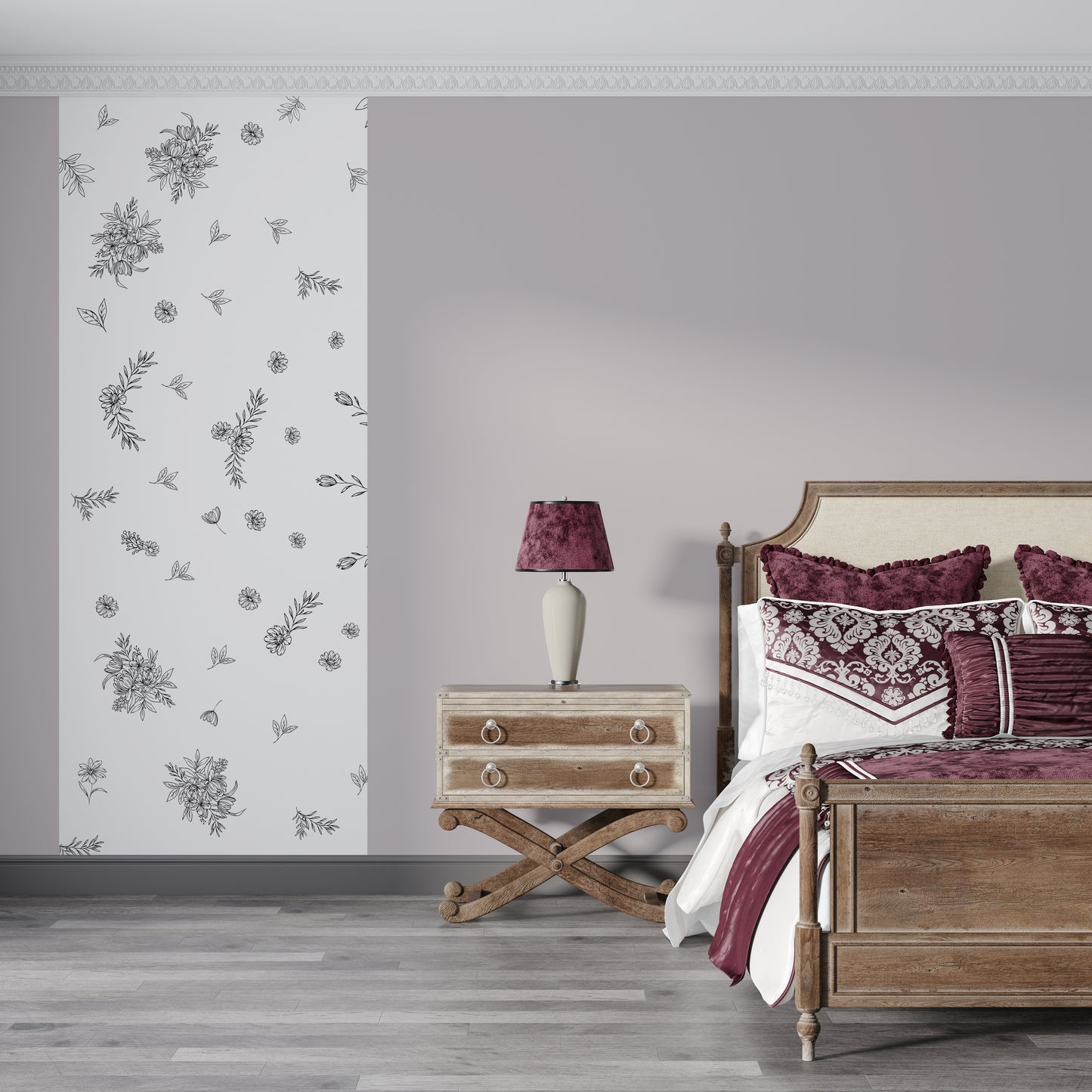 Papier Peint à colorier - Jeannette