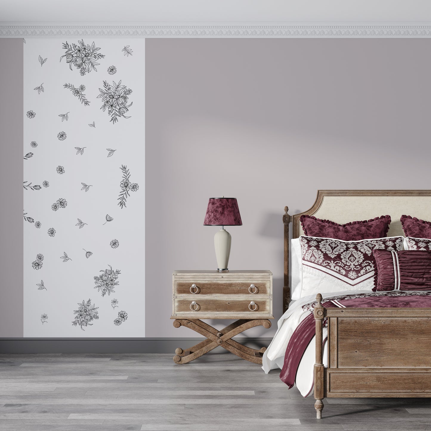 Papier Peint à colorier - Jeannette