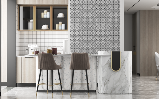 Sticker mural "Melia" – Repositionnable et sans colle