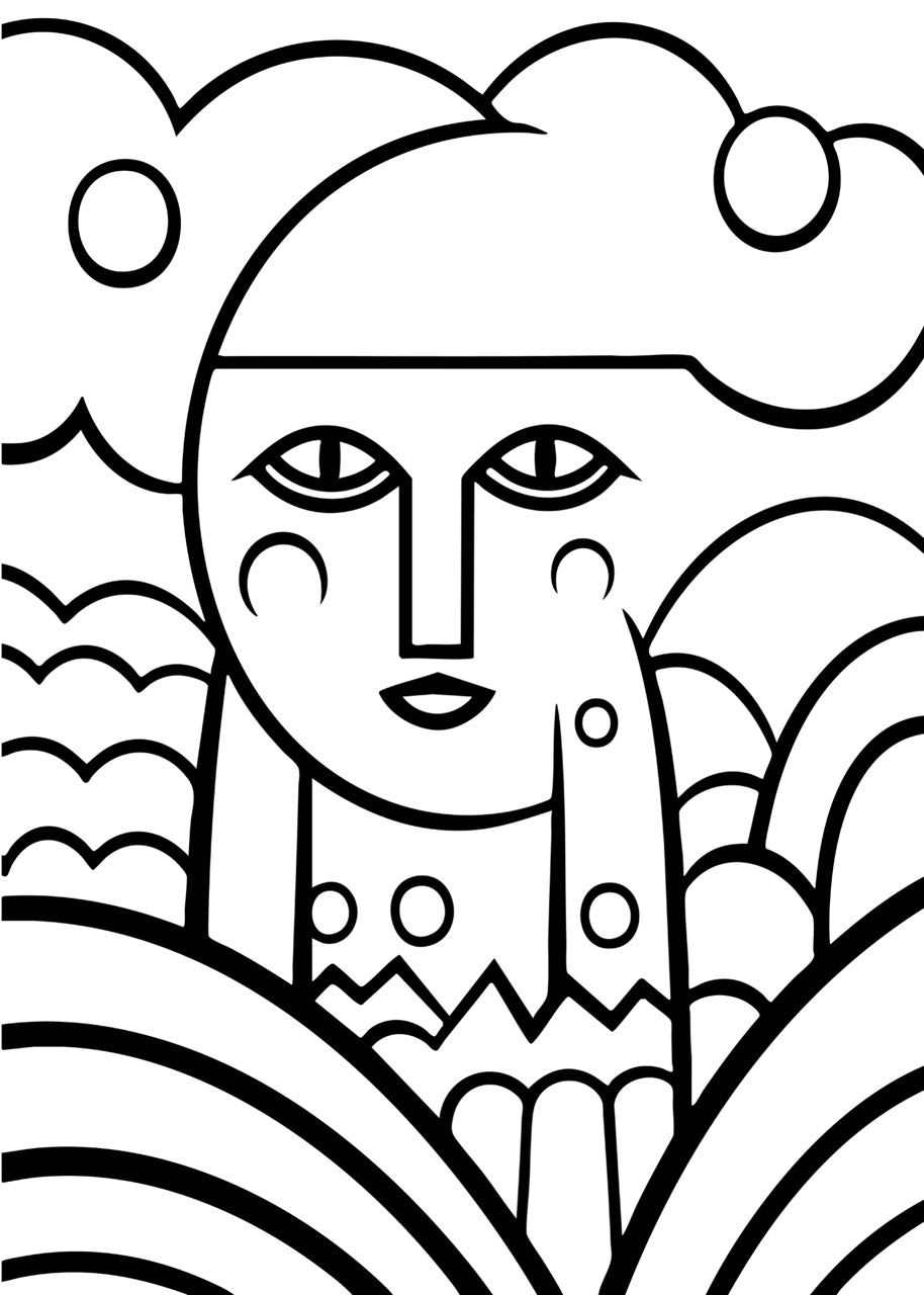 Sticker mural "Nova" – Repositionnable et sans colle