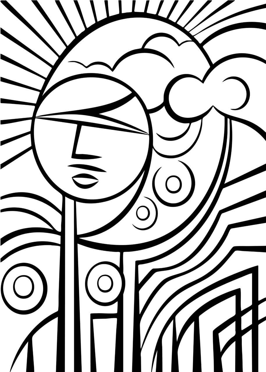 Sticker mural "Orso" – Repositionnable et sans colle