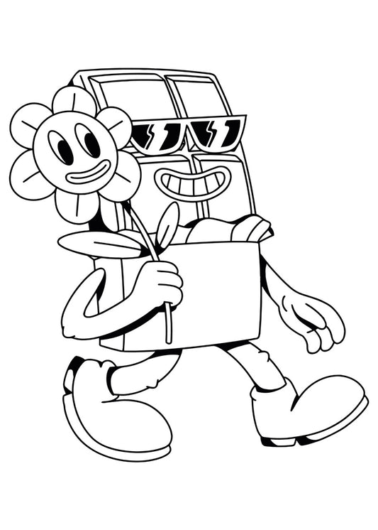 Sticker mural "Séducteur” – Repositionnable et sans colle