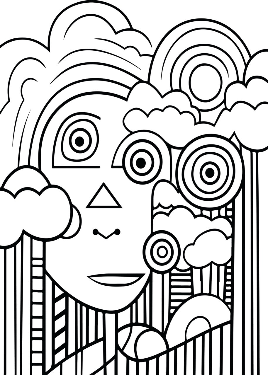 Sticker mural "Veyra" – Repositionnable et sans colle