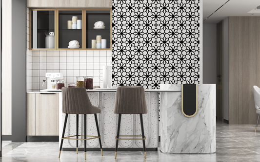 Sticker mural "Zinia" – Repositionnable et sans colle