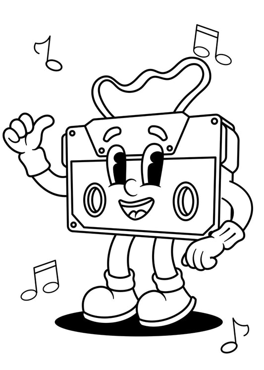 Sticker mural “Au bout de la bande” – Repositionnable et sans colle