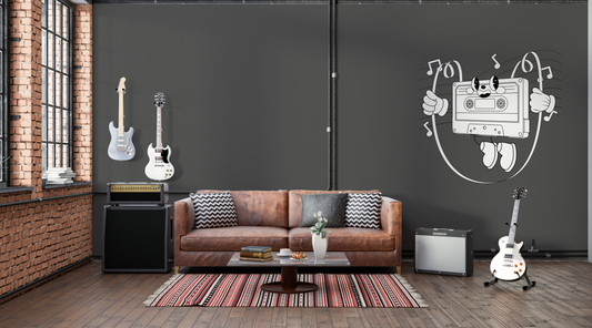 Sticker mural " Corde à danser” – Repositionnable et sans colle