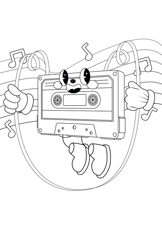 Sticker mural " Corde à danser” – Repositionnable et sans colle